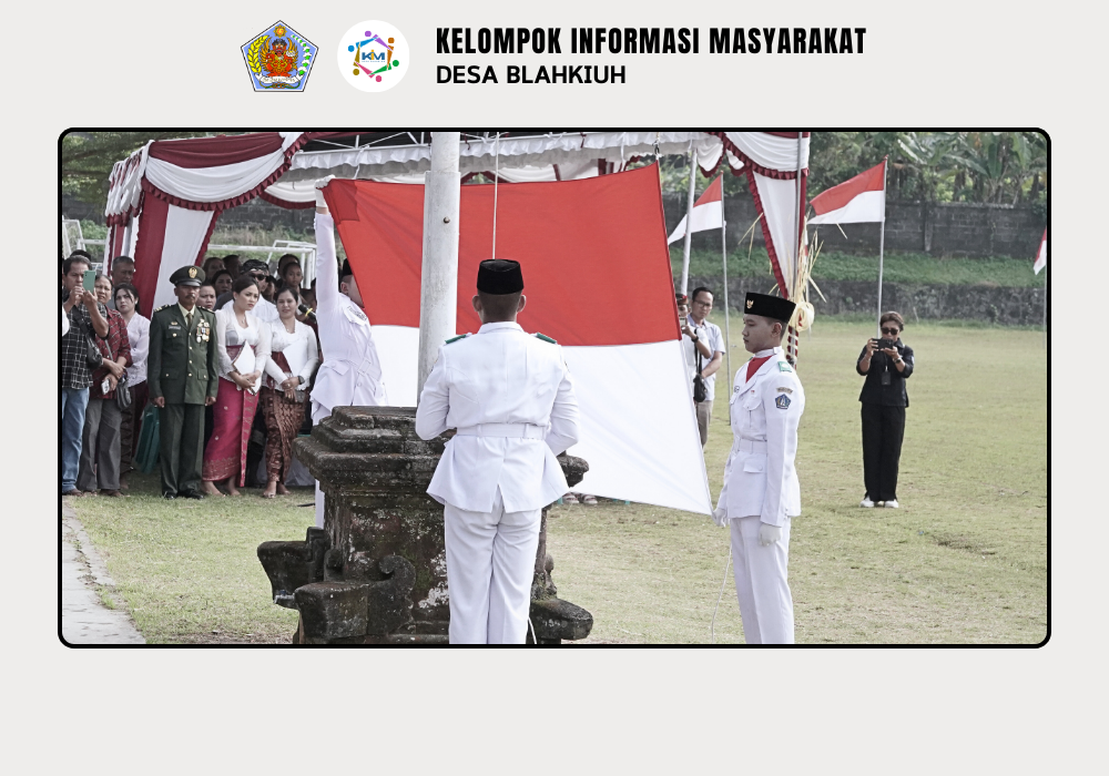Pengibaran Sang Saka Merah Putih dan Pemberian Penghargaan kepada Sekaa Gong Wira Agra Kusuma - Image 5