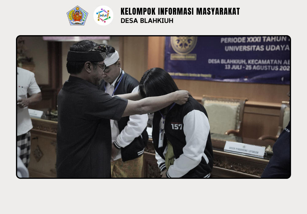 Pembukaan Kegiatan Kuliah Kerja Nyata (KKN) Universitas Udayana Periode XXXI Tahun 2025 di Desa Blahkiuh - Image 10