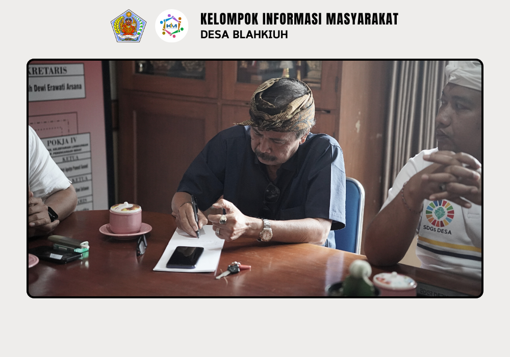 Rapat Koordinasi Perjanjian Kerjasama antara TPS 3R Kubon Ampas Sari dengan Desa Adat Blahkiuh Khususnya pada Pasar Desa Adat Blahkiuh - Image 5