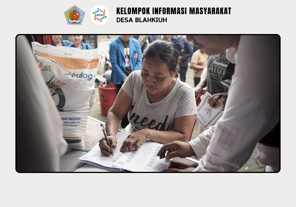 Penyaluran Bantuan Beras Cadangan Pangan Pemerintah (CPP) di Desa Blahkiuh - Image 9