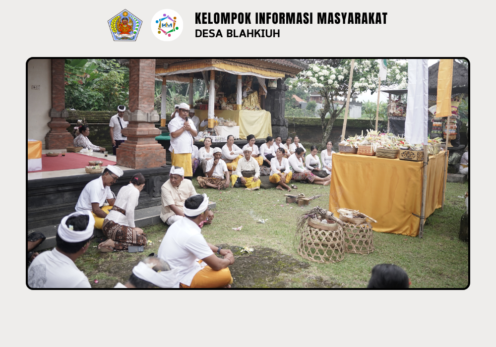 Serah Terima Upakara Piodalan di Pura Dalem Panti Desa Blahkiuh - Image 6