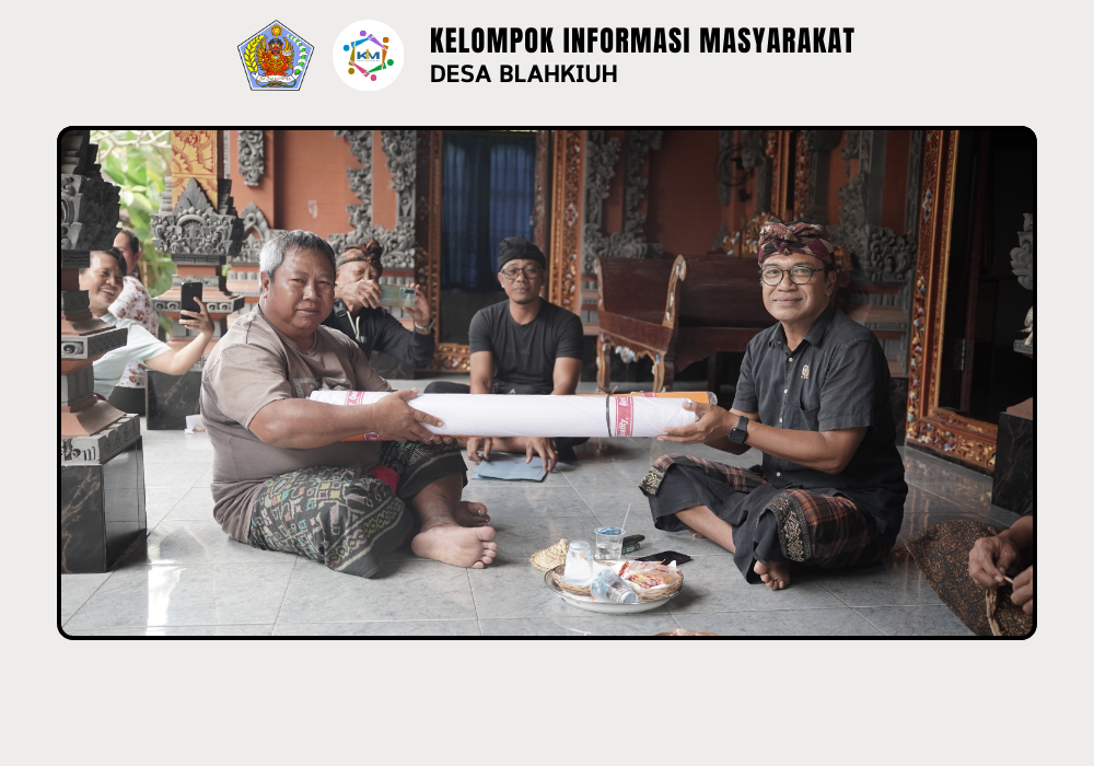 Penyerahan Bantuan Santunan Kematian di Wilayah Banjar Tengah